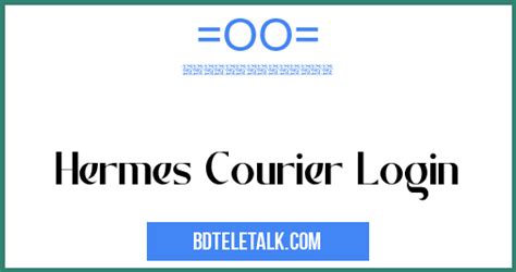 hermes couriers online login